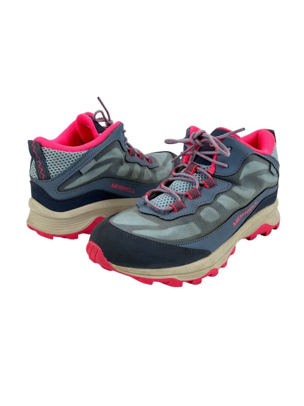 Merrell Gray and Pink Trail Athletic Shoes